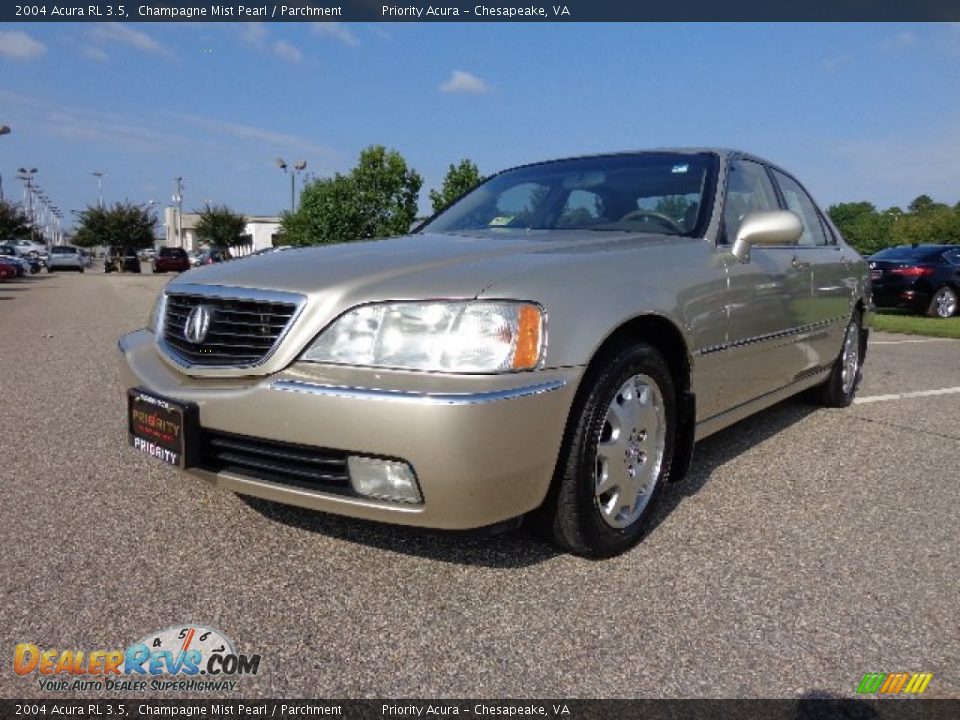 2004 Acura RL 3.5 Champagne Mist Pearl / Parchment Photo #1