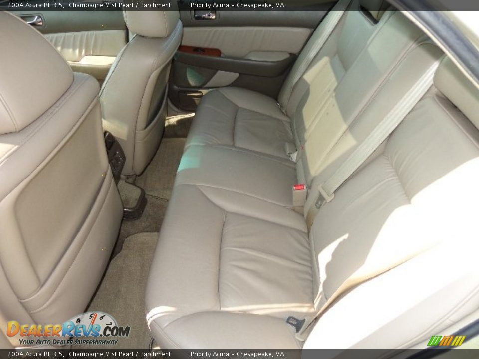 2004 Acura RL 3.5 Champagne Mist Pearl / Parchment Photo #12