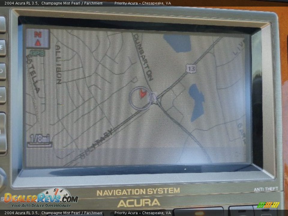 2004 Acura RL 3.5 Champagne Mist Pearl / Parchment Photo #19