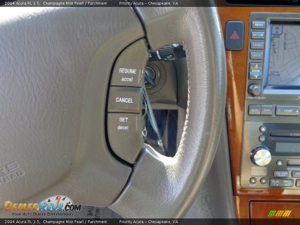 2004 Acura RL 3.5 Champagne Mist Pearl / Parchment Photo #22