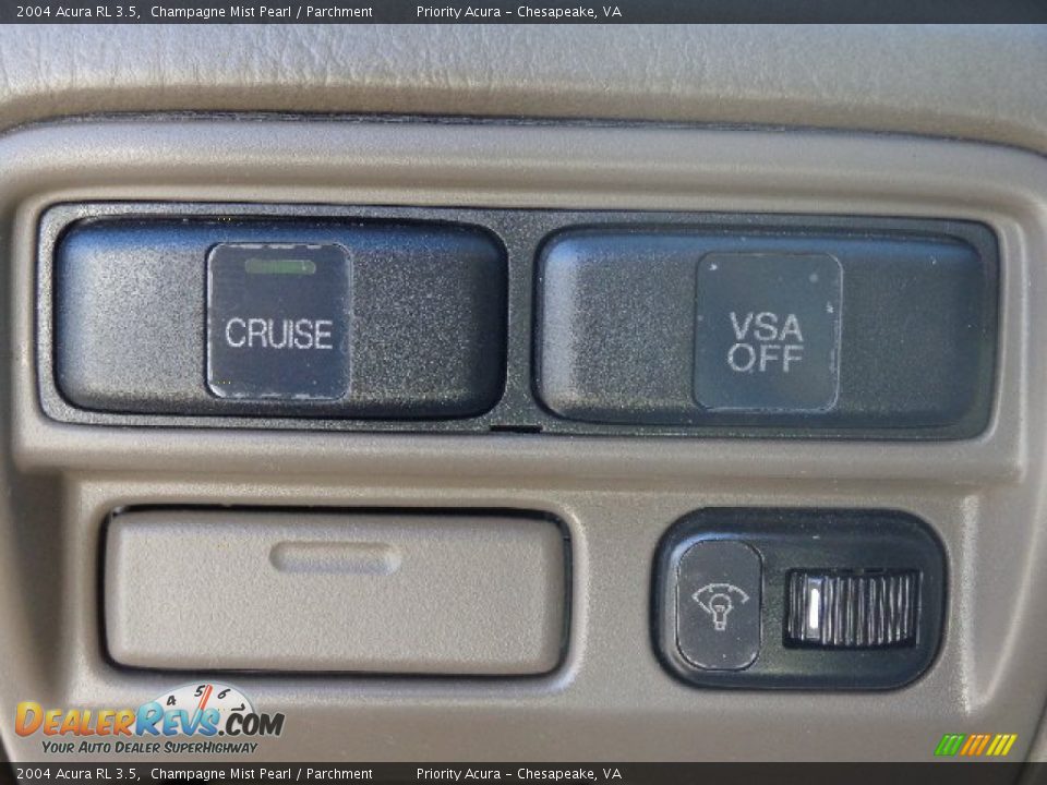 2004 Acura RL 3.5 Champagne Mist Pearl / Parchment Photo #24