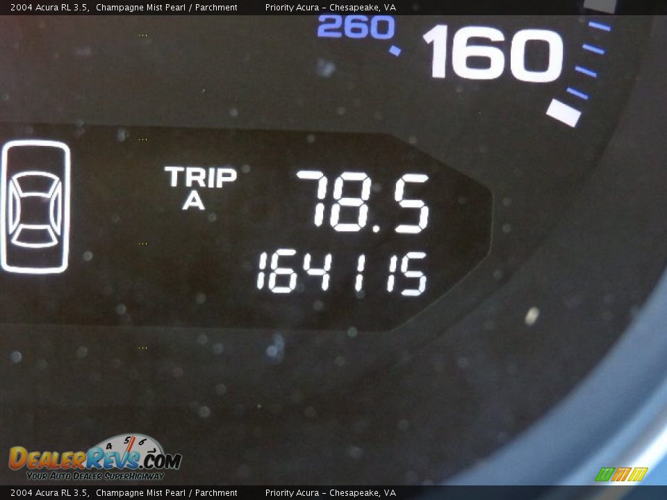 2004 Acura RL 3.5 Champagne Mist Pearl / Parchment Photo #25