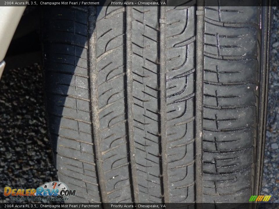 2004 Acura RL 3.5 Champagne Mist Pearl / Parchment Photo #27