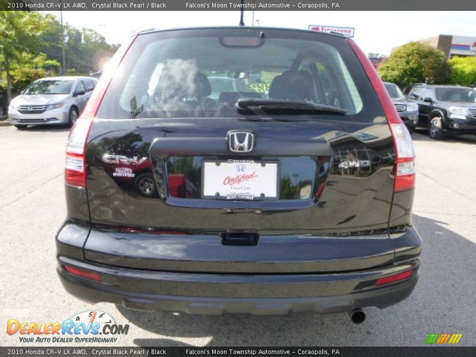 2010 Honda CR-V LX AWD Crystal Black Pearl / Black Photo #4