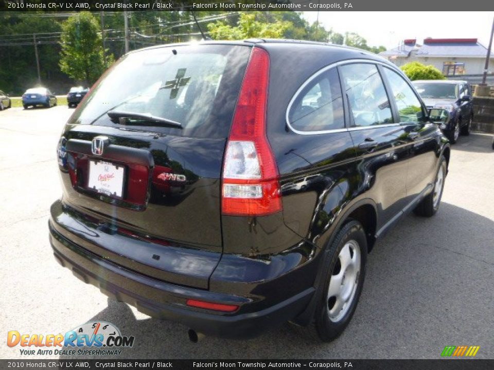 2010 Honda CR-V LX AWD Crystal Black Pearl / Black Photo #5