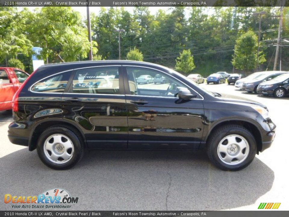 2010 Honda CR-V LX AWD Crystal Black Pearl / Black Photo #6