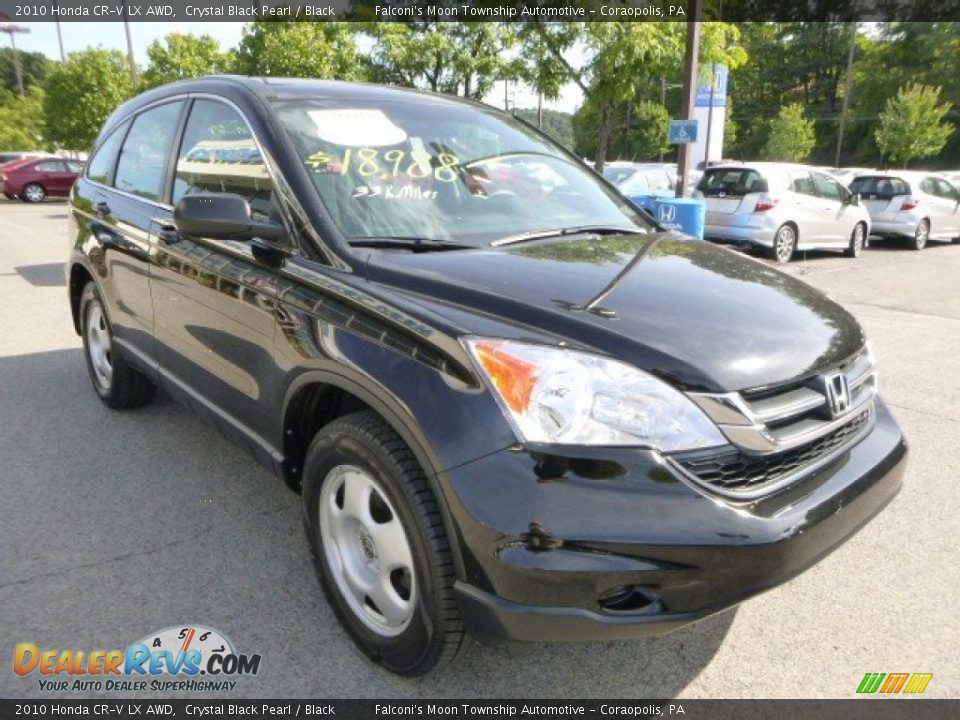 2010 Honda CR-V LX AWD Crystal Black Pearl / Black Photo #7