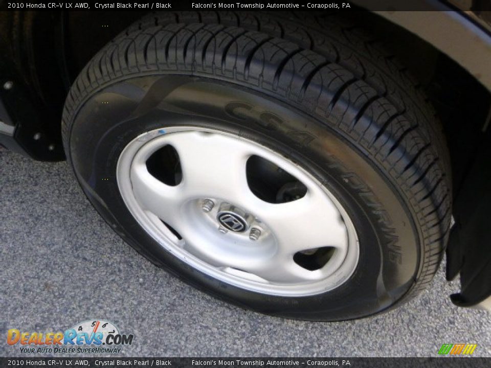 2010 Honda CR-V LX AWD Crystal Black Pearl / Black Photo #9