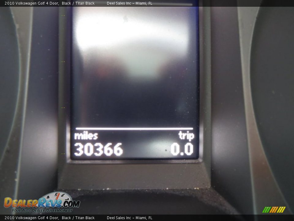 2010 Volkswagen Golf 4 Door Black / Titan Black Photo #15
