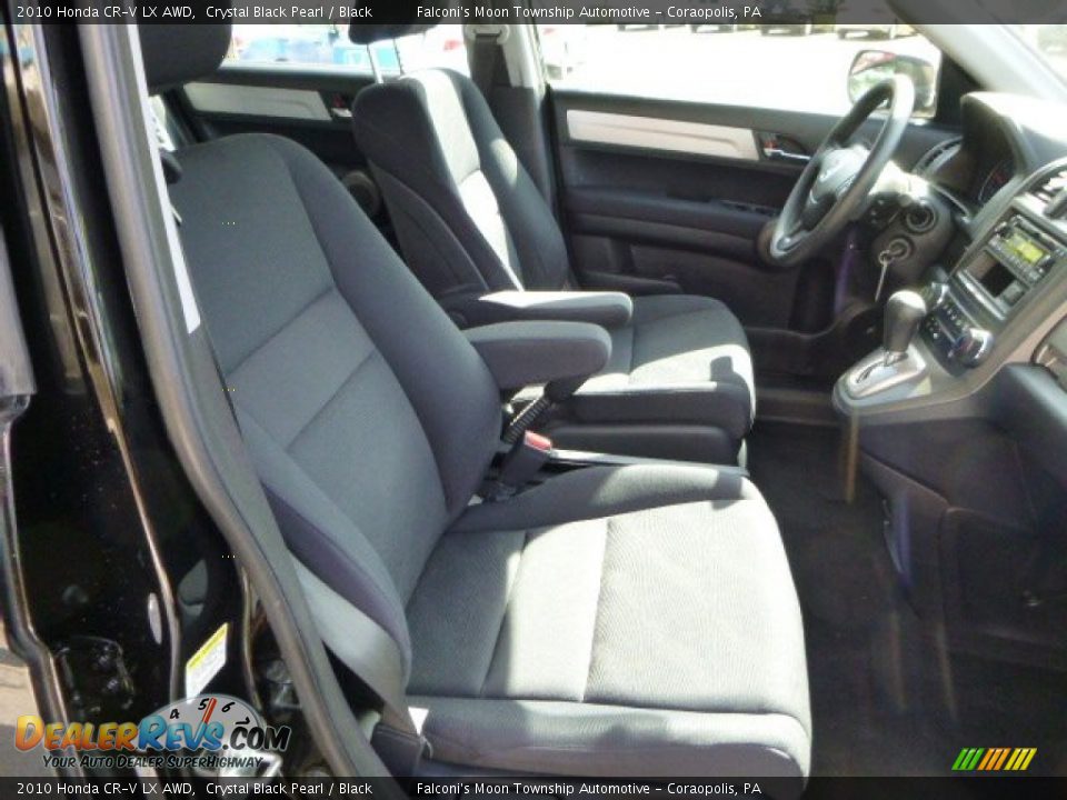 2010 Honda CR-V LX AWD Crystal Black Pearl / Black Photo #10