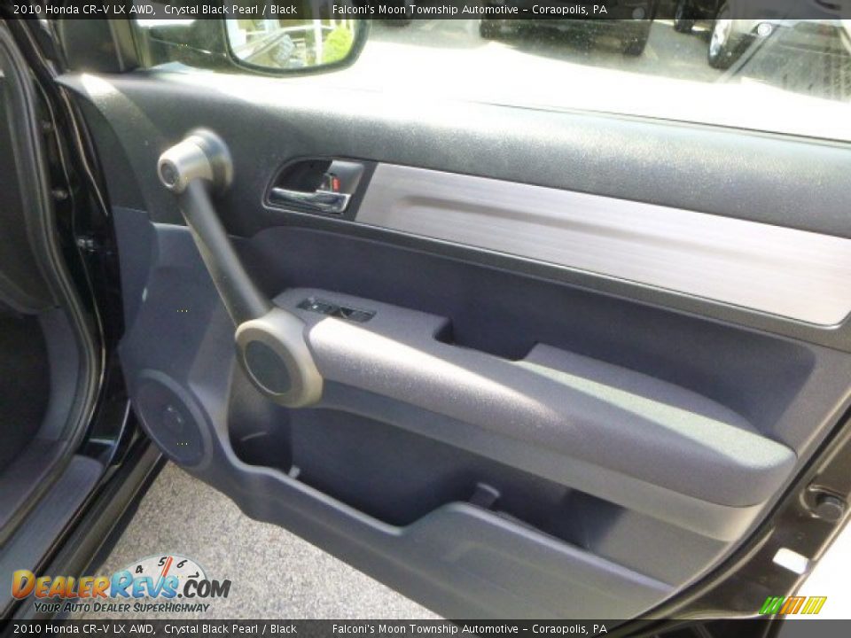 2010 Honda CR-V LX AWD Crystal Black Pearl / Black Photo #12