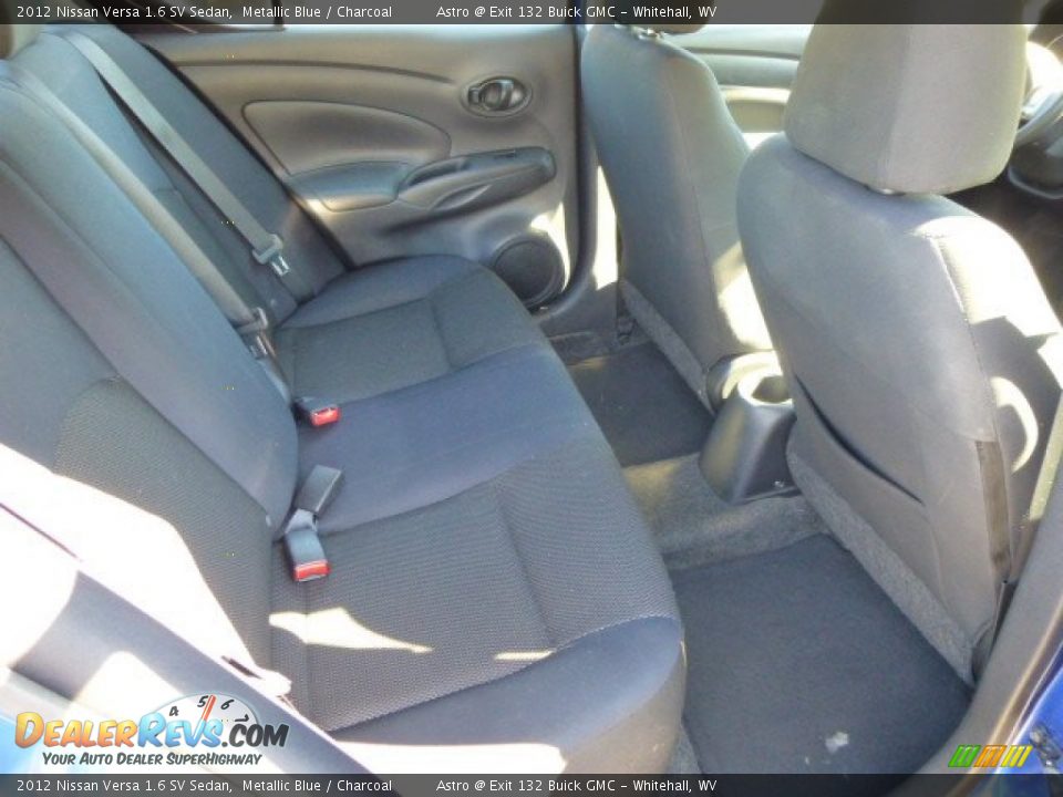 2012 Nissan Versa 1.6 SV Sedan Metallic Blue / Charcoal Photo #12