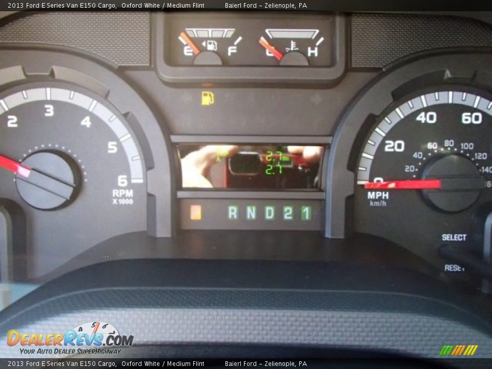 2013 Ford E Series Van E150 Cargo Oxford White / Medium Flint Photo #19