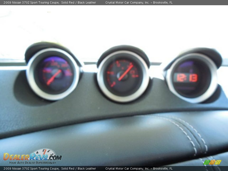 2009 Nissan 370Z Sport Touring Coupe Solid Red / Black Leather Photo #18