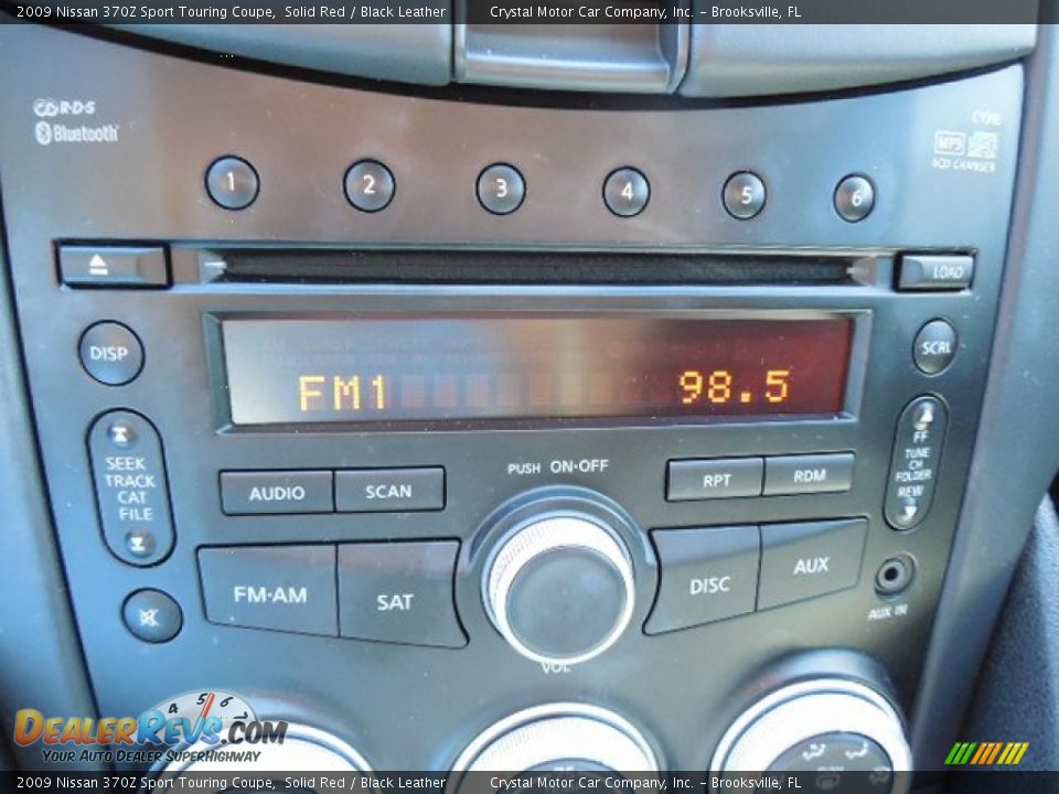 2009 Nissan 370Z Sport Touring Coupe Solid Red / Black Leather Photo #19