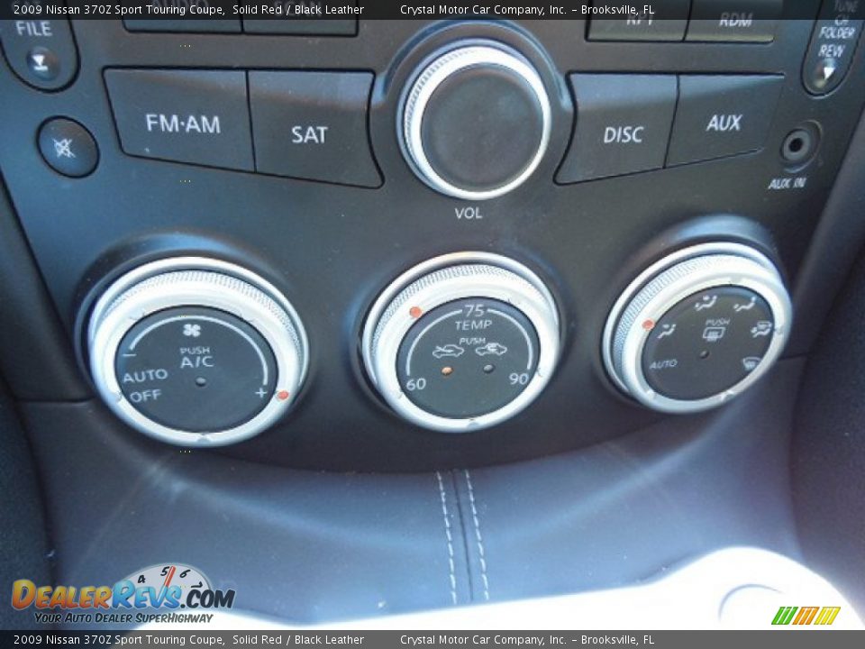 2009 Nissan 370Z Sport Touring Coupe Solid Red / Black Leather Photo #20