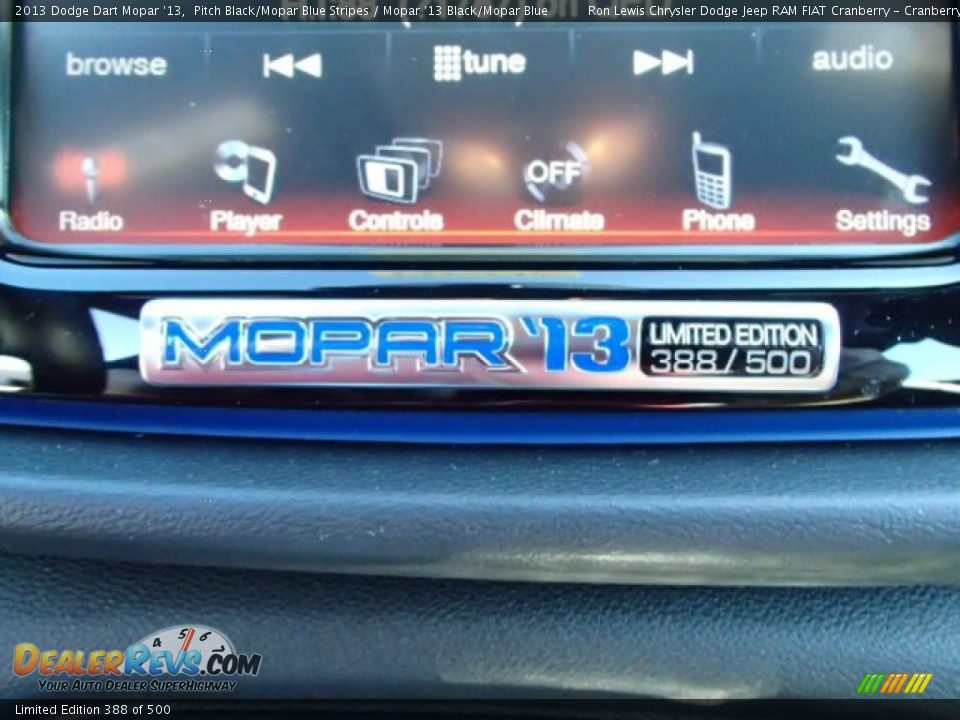 Limited Edition 388 of 500 - 2013 Dodge Dart