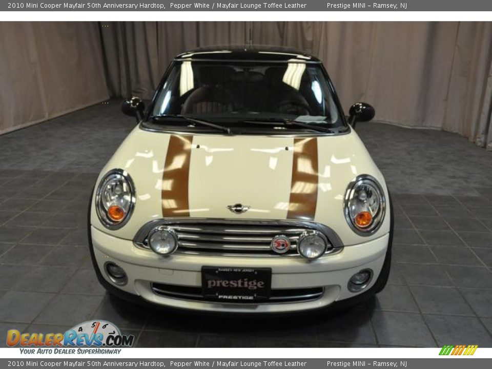 2010 Mini Cooper Mayfair 50th Anniversary Hardtop Pepper White / Mayfair Lounge Toffee Leather Photo #3