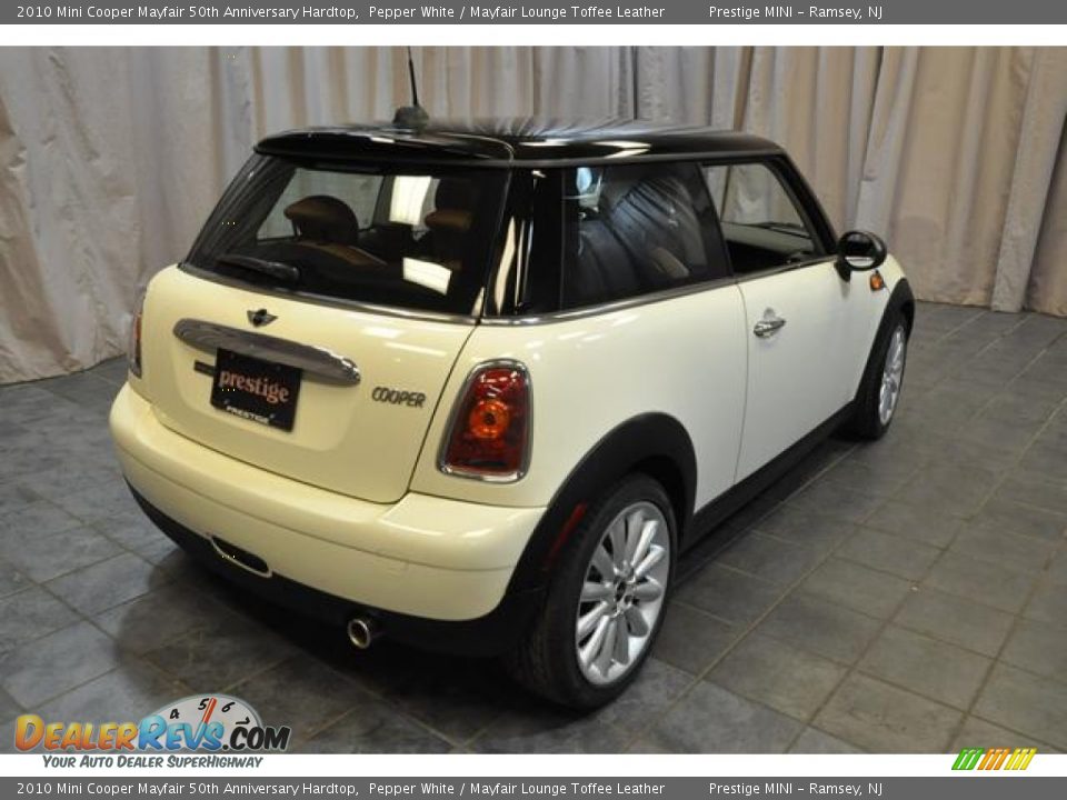 2010 Mini Cooper Mayfair 50th Anniversary Hardtop Pepper White / Mayfair Lounge Toffee Leather Photo #13