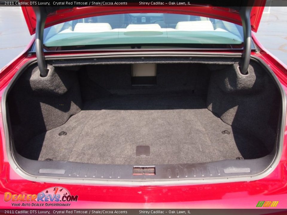 2011 Cadillac DTS Luxury Crystal Red Tintcoat / Shale/Cocoa Accents Photo #9