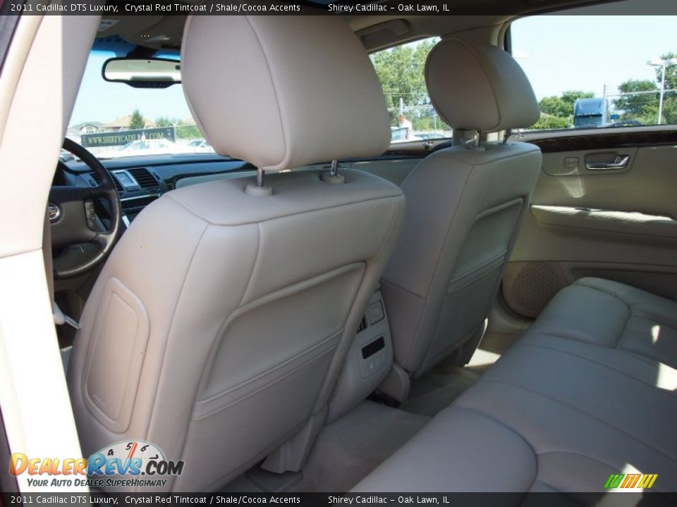 2011 Cadillac DTS Luxury Crystal Red Tintcoat / Shale/Cocoa Accents Photo #10