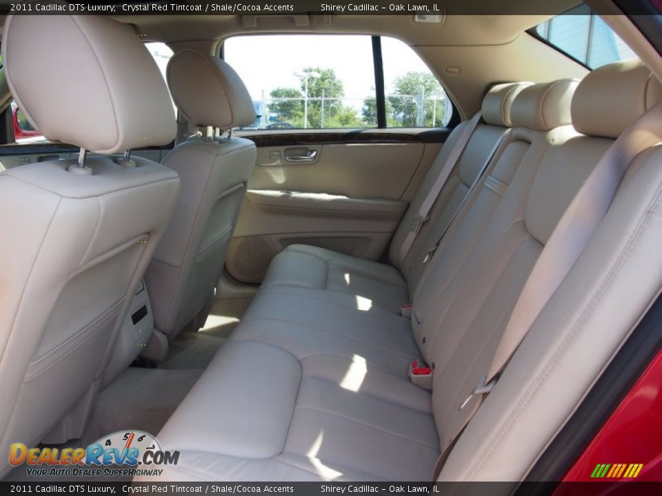 2011 Cadillac DTS Luxury Crystal Red Tintcoat / Shale/Cocoa Accents Photo #11