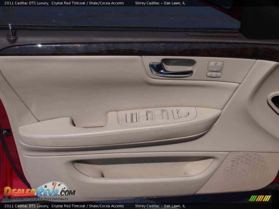 2011 Cadillac DTS Luxury Crystal Red Tintcoat / Shale/Cocoa Accents Photo #14