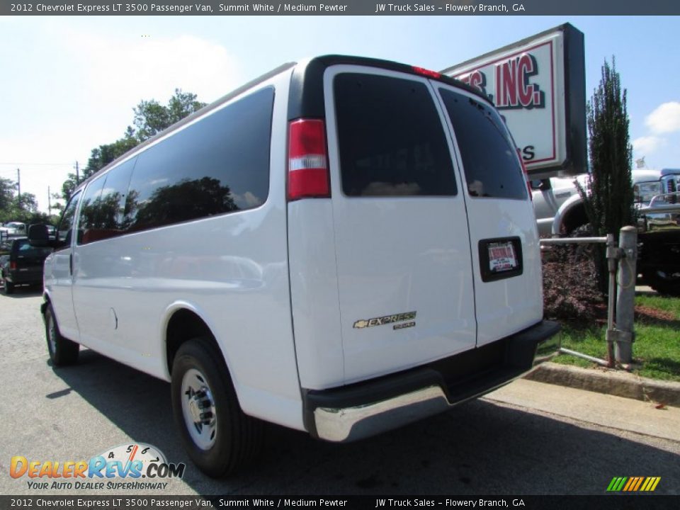 2012 Chevrolet Express LT 3500 Passenger Van Summit White / Medium Pewter Photo #5