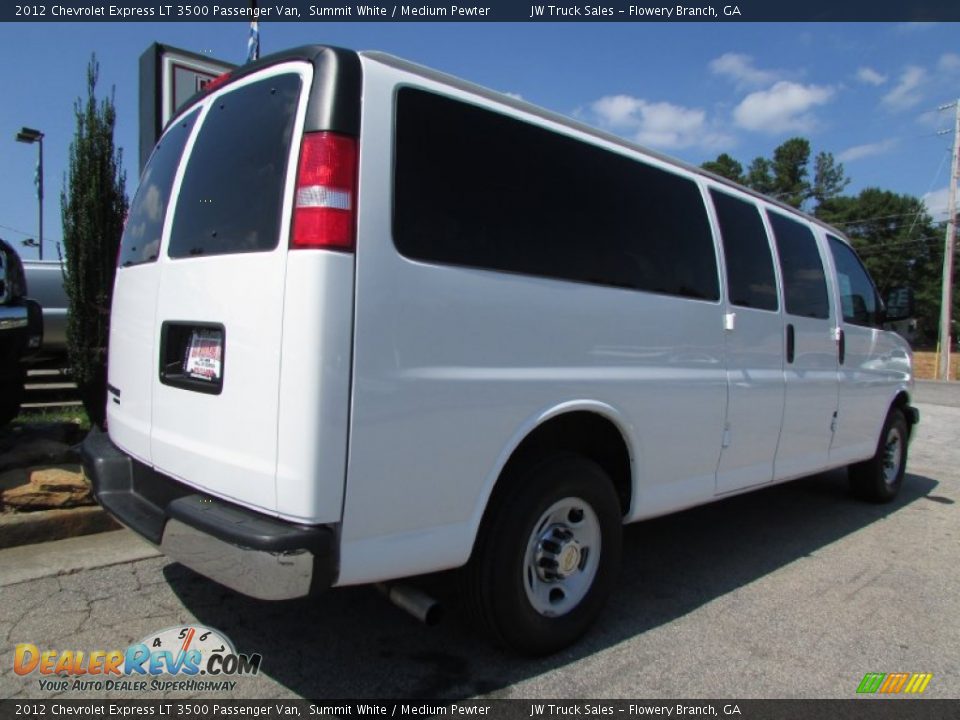 2012 Chevrolet Express LT 3500 Passenger Van Summit White / Medium Pewter Photo #8