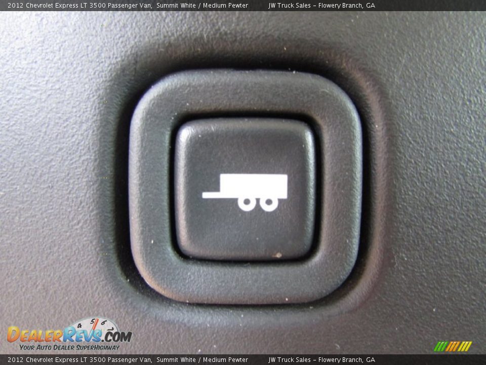 Controls of 2012 Chevrolet Express LT 3500 Passenger Van Photo #27