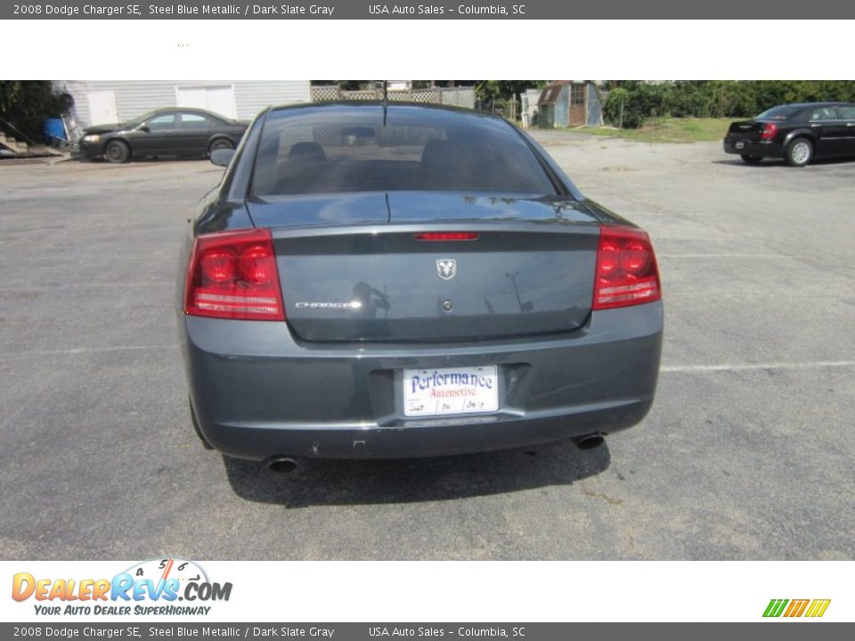 2008 Dodge Charger SE Steel Blue Metallic / Dark Slate Gray Photo #2
