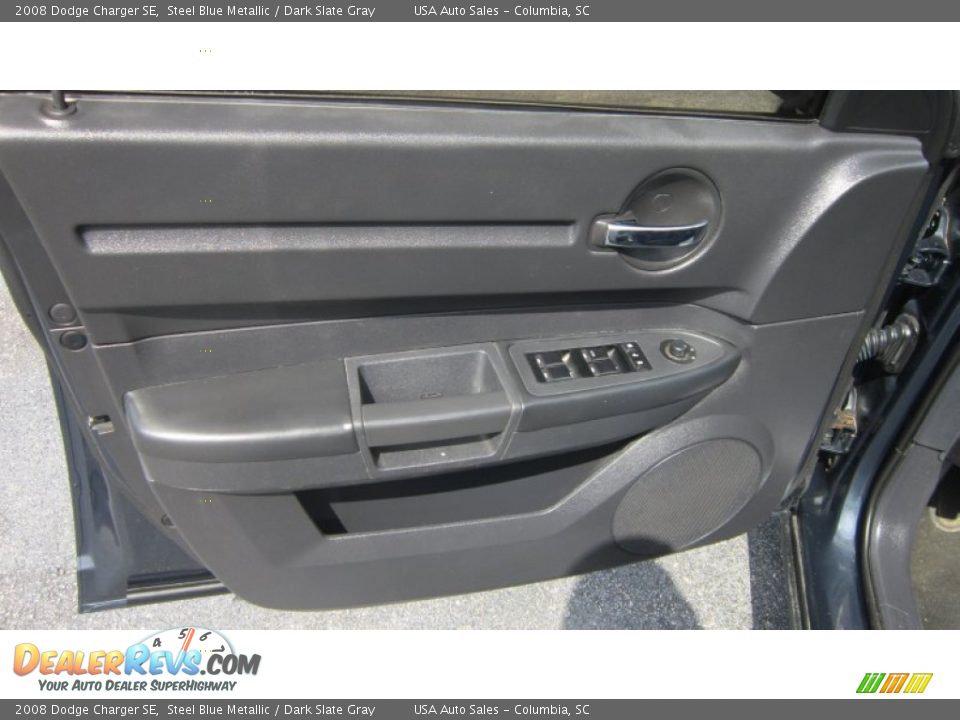 2008 Dodge Charger SE Steel Blue Metallic / Dark Slate Gray Photo #6