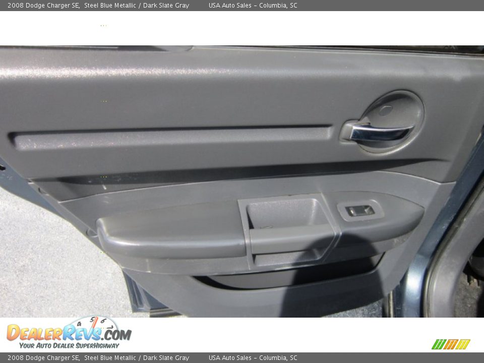 2008 Dodge Charger SE Steel Blue Metallic / Dark Slate Gray Photo #7