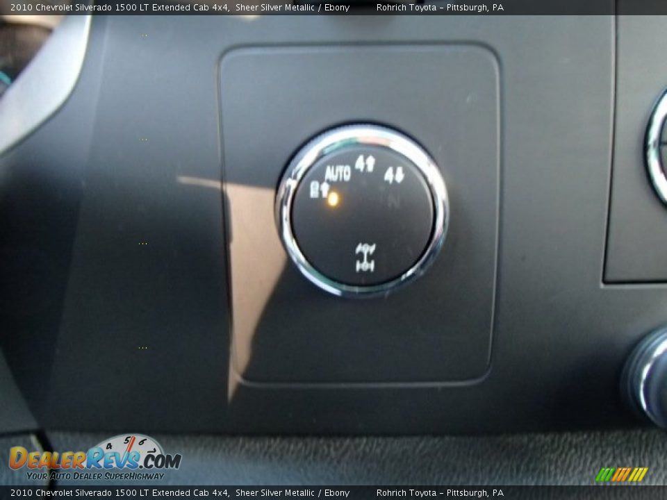 2010 Chevrolet Silverado 1500 LT Extended Cab 4x4 Sheer Silver Metallic / Ebony Photo #7