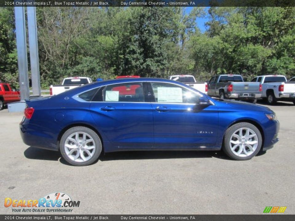 2014 Chevrolet Impala LT Blue Topaz Metallic / Jet Black Photo #7