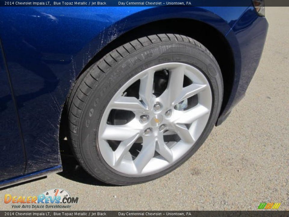 2014 Chevrolet Impala LT Blue Topaz Metallic / Jet Black Photo #8