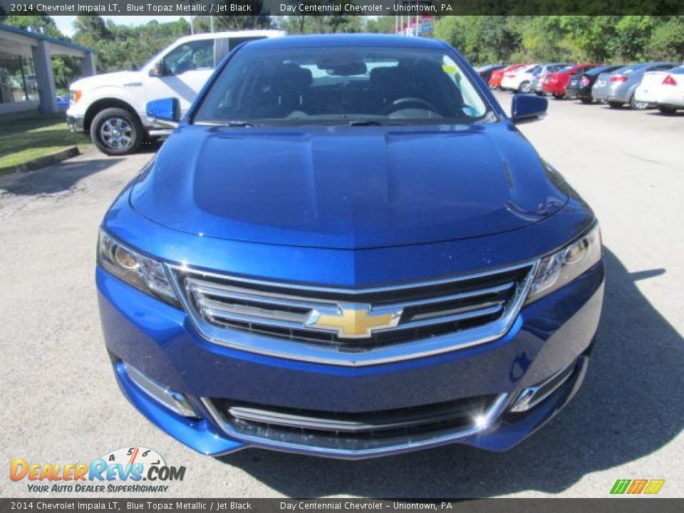 2014 Chevrolet Impala LT Blue Topaz Metallic / Jet Black Photo #10
