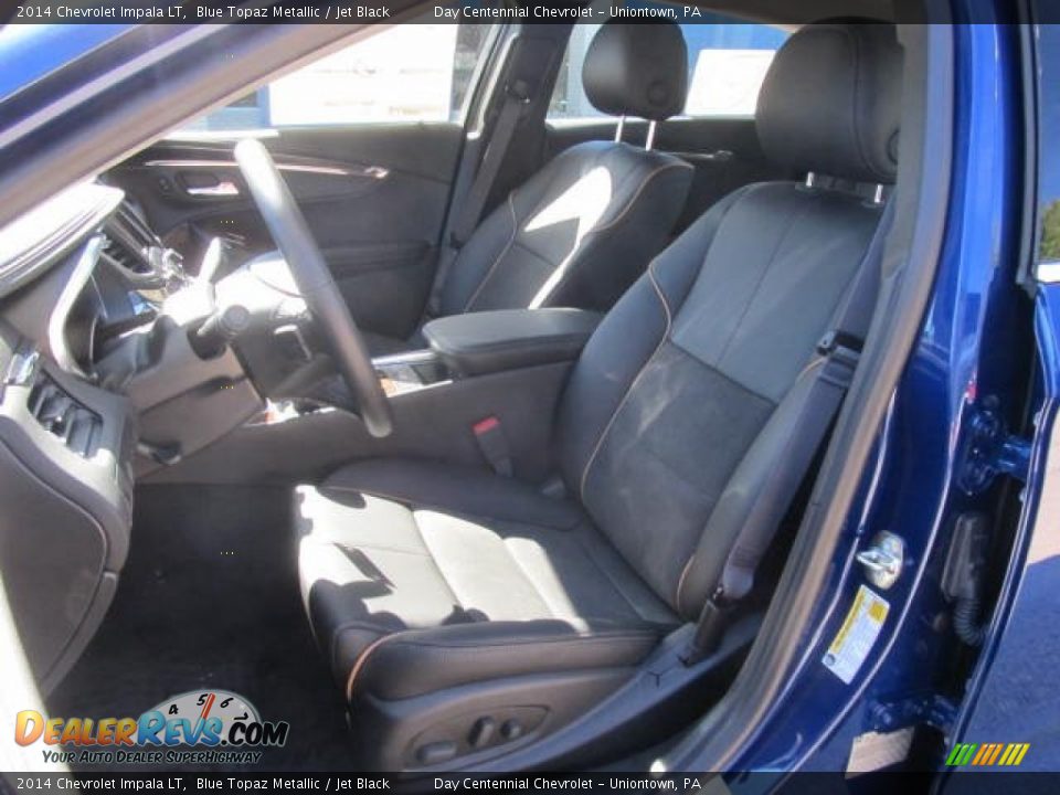 2014 Chevrolet Impala LT Blue Topaz Metallic / Jet Black Photo #12