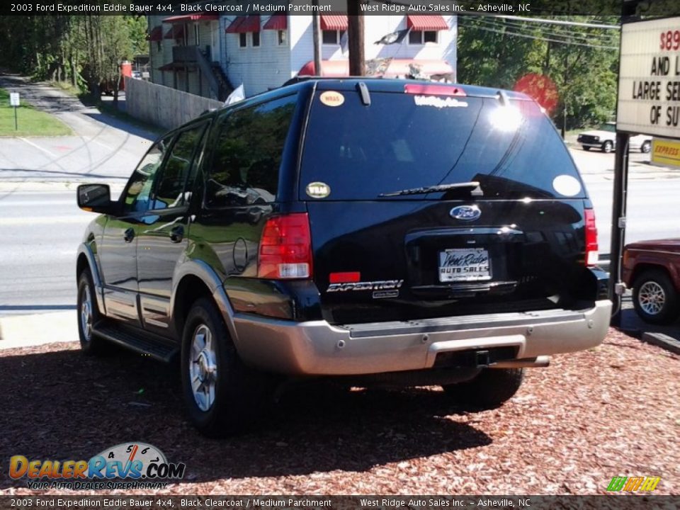 2003 Ford Expedition Eddie Bauer 4x4 Black Clearcoat / Medium Parchment Photo #6