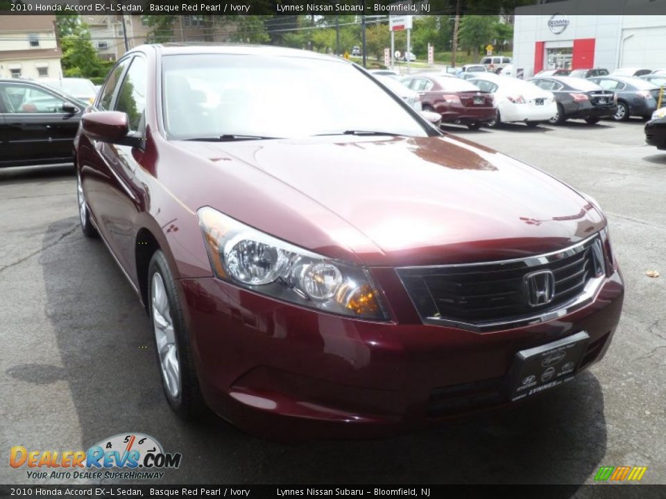 2010 Honda Accord EX-L Sedan Basque Red Pearl / Ivory Photo #1