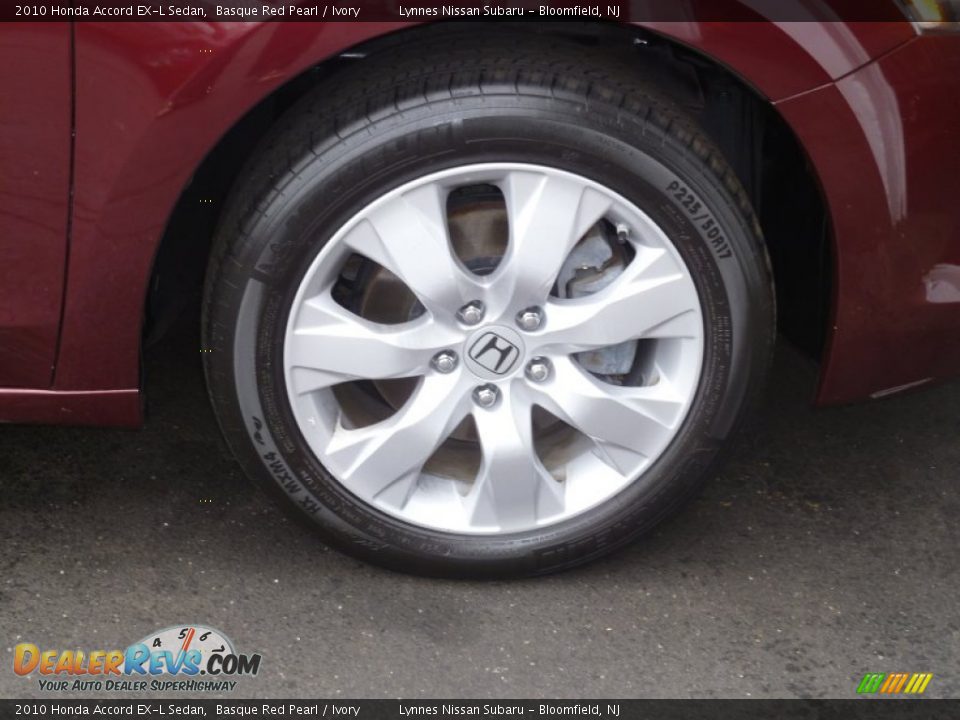 2010 Honda Accord EX-L Sedan Basque Red Pearl / Ivory Photo #6