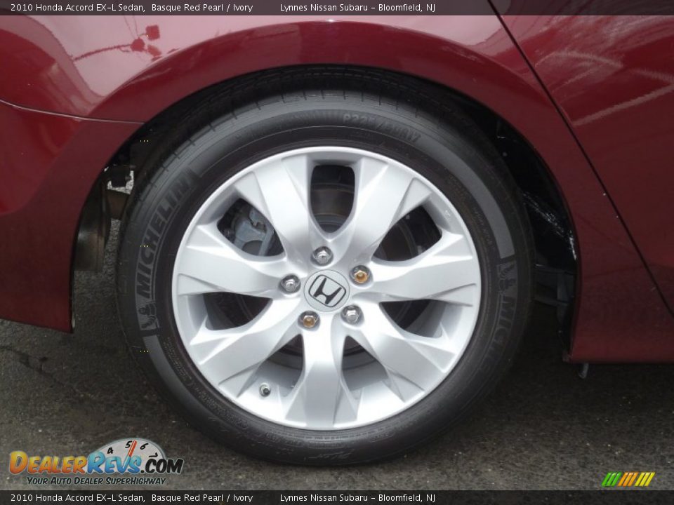 2010 Honda Accord EX-L Sedan Basque Red Pearl / Ivory Photo #8