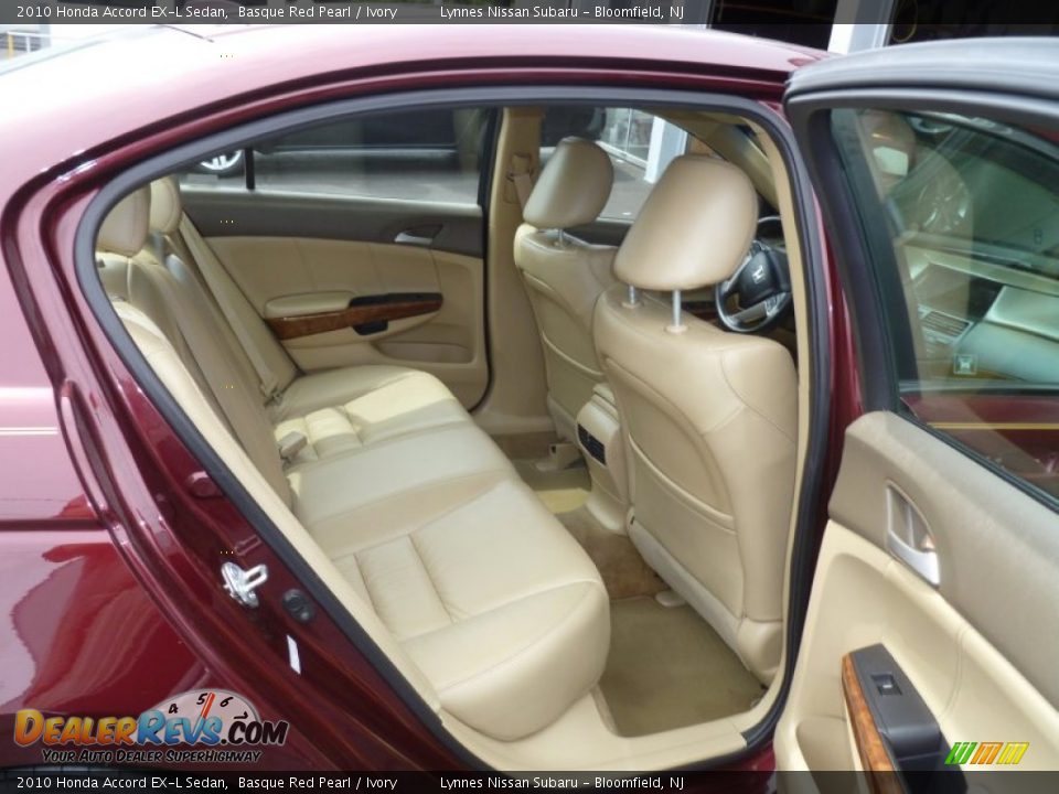 2010 Honda Accord EX-L Sedan Basque Red Pearl / Ivory Photo #14