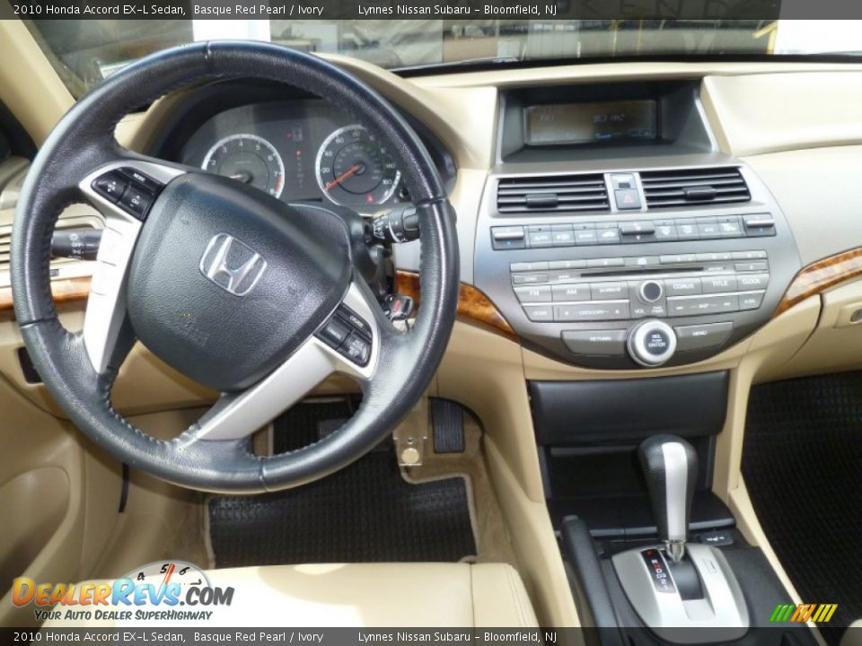 2010 Honda Accord EX-L Sedan Basque Red Pearl / Ivory Photo #15