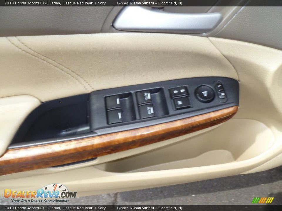 2010 Honda Accord EX-L Sedan Basque Red Pearl / Ivory Photo #16