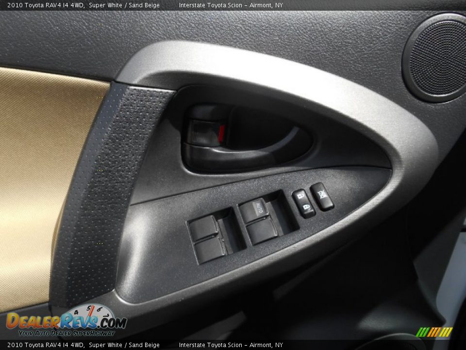 2010 Toyota RAV4 I4 4WD Super White / Sand Beige Photo #9