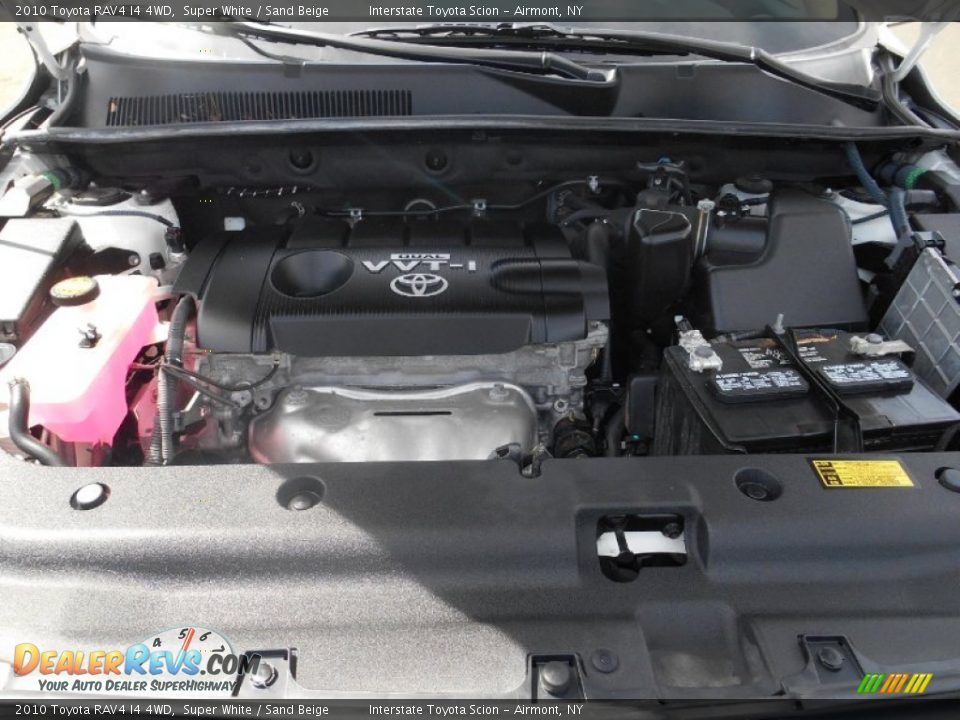 2010 Toyota RAV4 I4 4WD Super White / Sand Beige Photo #25