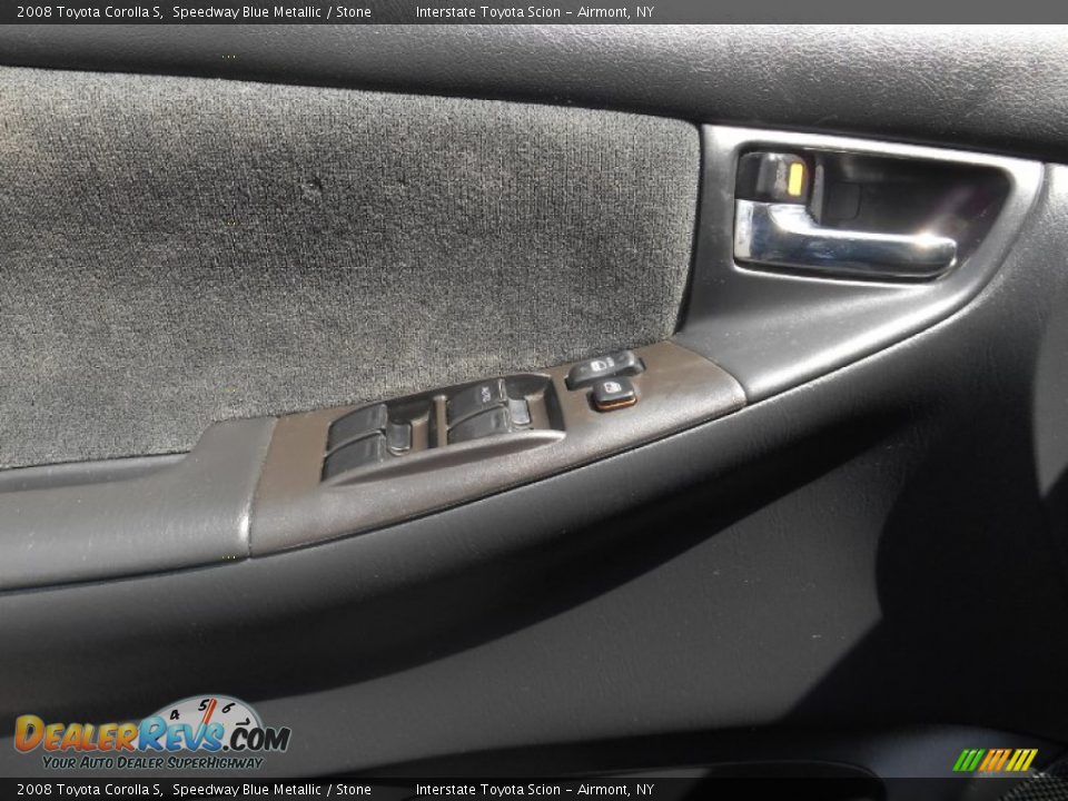 2008 Toyota Corolla S Speedway Blue Metallic / Stone Photo #9