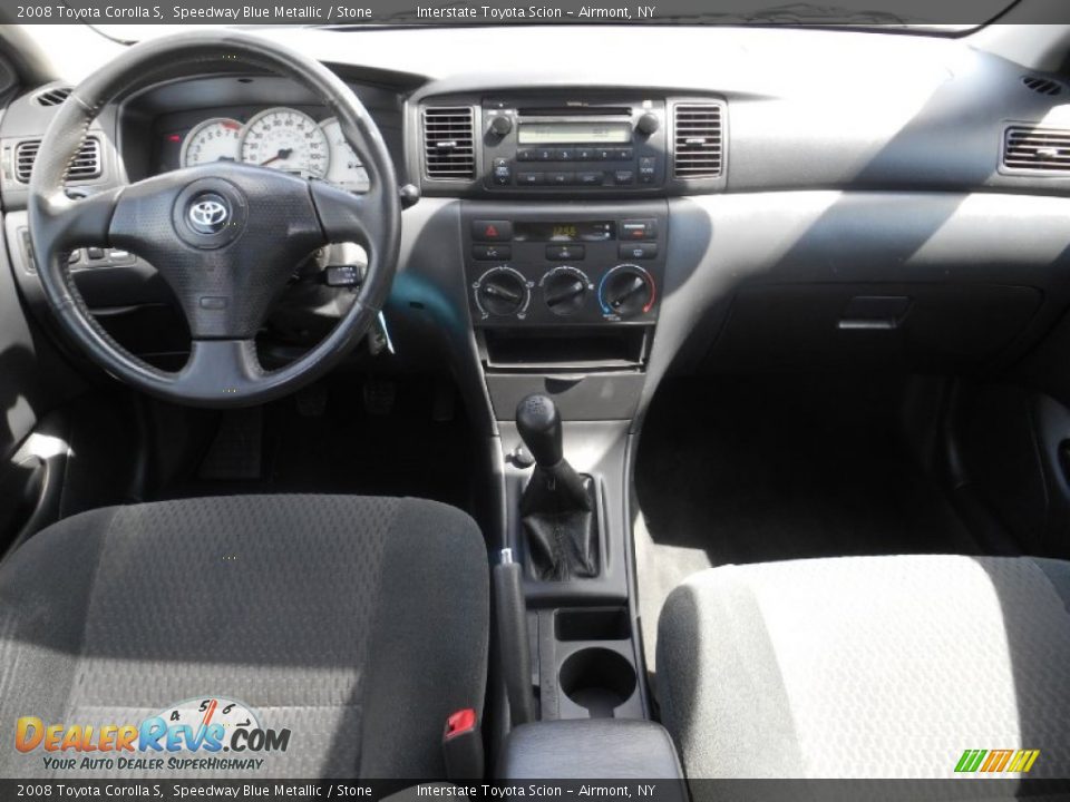2008 Toyota Corolla S Speedway Blue Metallic / Stone Photo #13