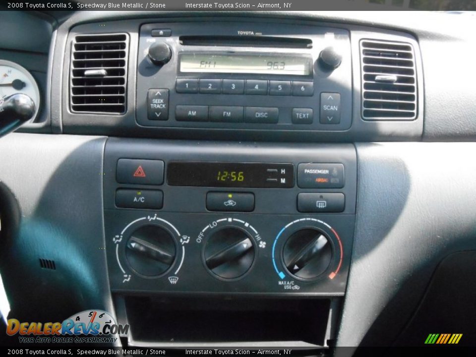 2008 Toyota Corolla S Speedway Blue Metallic / Stone Photo #16
